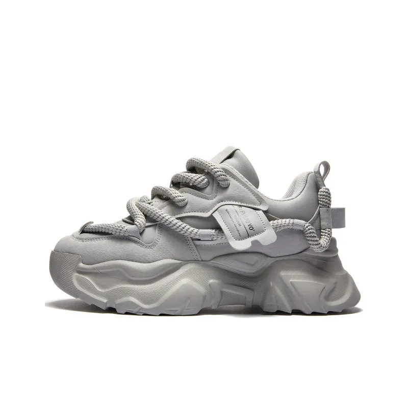 RIFUGIO VO' Shock Absorbers With Slip Resistant And Abrasion Resistant Properties Low Top Chunky Sneakers Unisex-0