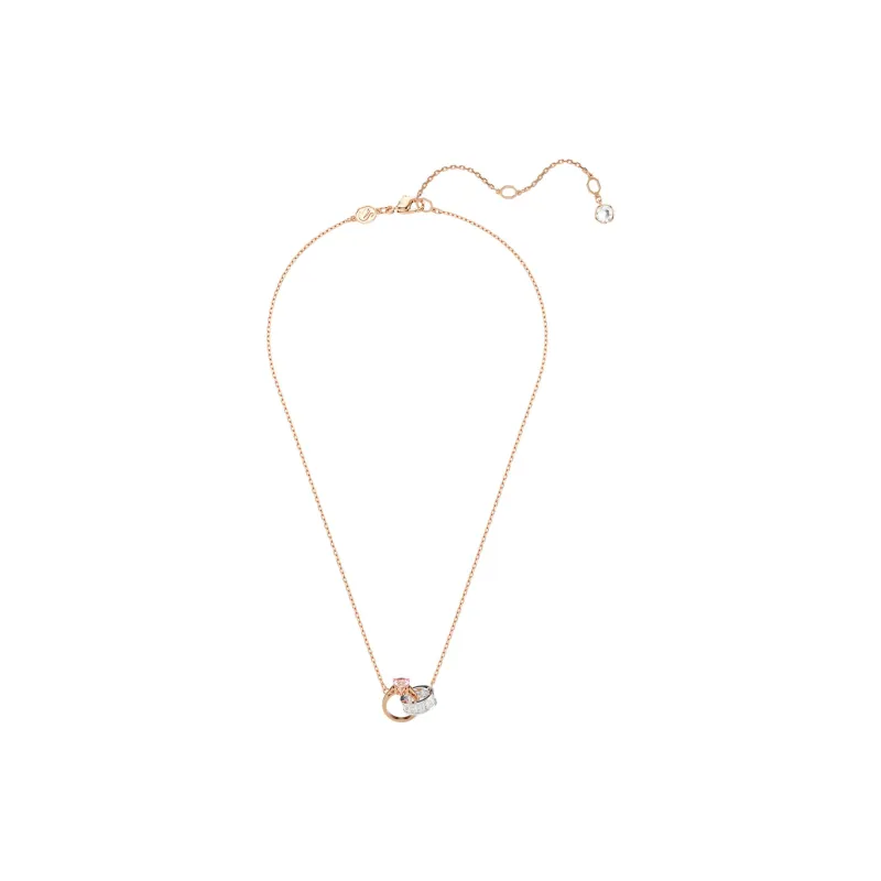 Swarovski Connexus Synthetic Cubic Zirconia Necklaces Women's Rose Gold-2