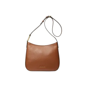 MICHAEL KORS Kensington Cow Leather Shoulder Bag Large Size Women's Cowhide Brown