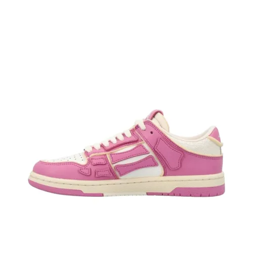 AMIRI Skel-Top Low Skateboard Shoes Women's Low-Top Pink