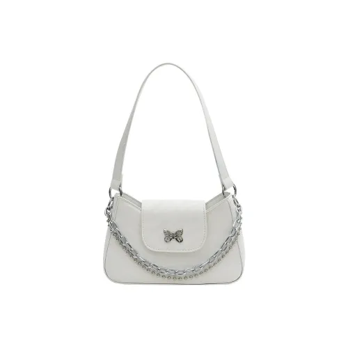 Carksky PU Crossbody Bags Shoulder Bags Shoulder Bag Women's White