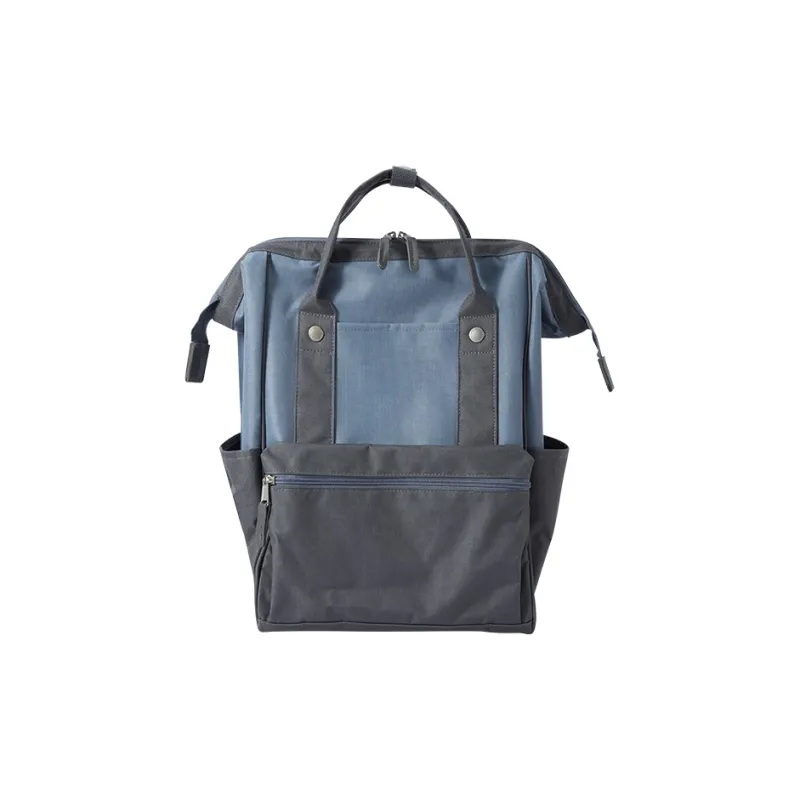 SEM/R Polyester Backpack Large Size Unisex Army Green/pink/gray blue/black-15