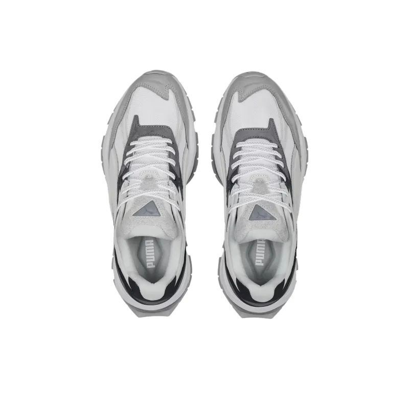 PUMA Nano Cushioning Anti Slip And Wear Resistant Low Top Running Shoes Women's Gray Black-3