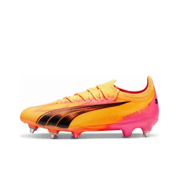PUMA Ultra Ultimate SG Metal Long Studs Soft Ground Anti Slip Wear Resistant Soccer Shoes Men's Orange