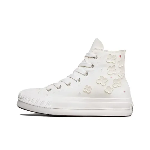 Converse Chuck Taylor All Star Abrasion Resistant Shock Absorbers High Top Canvas Shoes Women's White