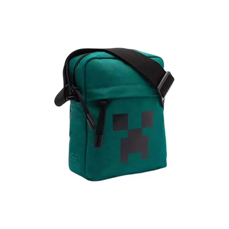 LACOSTE Minecraft Collaboration Fabric Shoulder Bag, Crossbody Bag, Sling Bag Men's Jasper-1