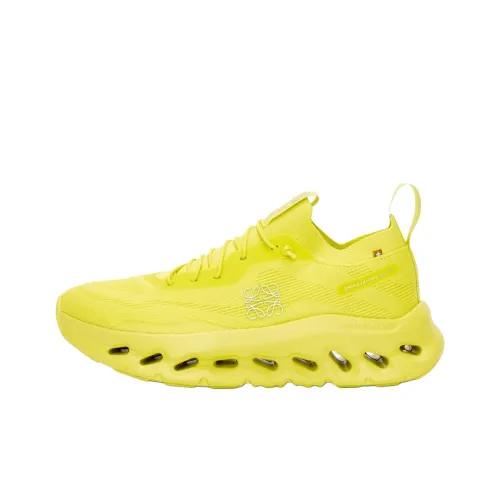 LOEWE CLOUDTILT Casual Shoes Women's Low-Top Neon Yellow