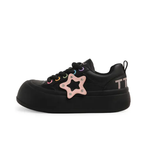 TTKJ Skateboard Shoes Women's Low-Top Pink