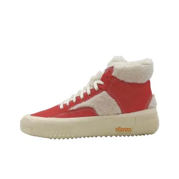 BRANDBLACK High-Top Skateboard Shoes Women's Red