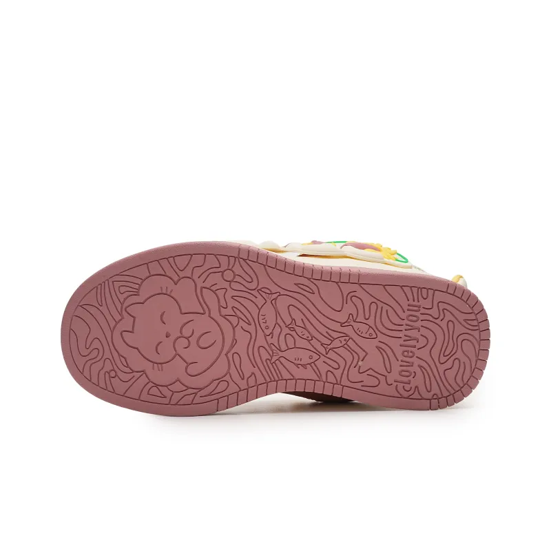 OHJC Slip-Resistant Cushioning Abrasion-Resistant Low-Top Skateboard Shoes Women's-14