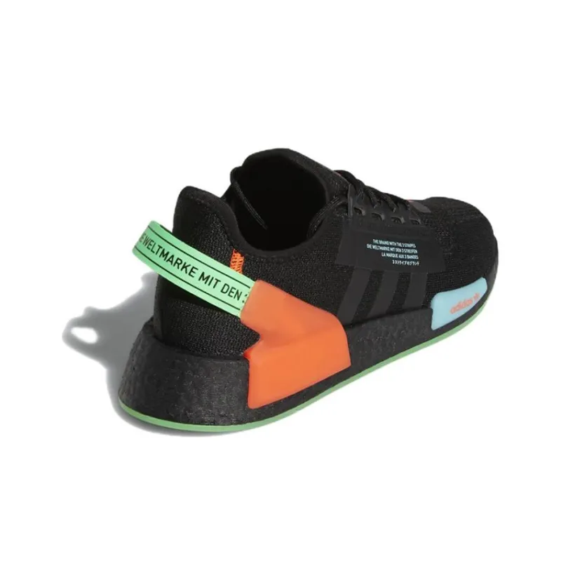 Adidas Originals Nmd R1 V2 Glow Black Sonic Ink-3
