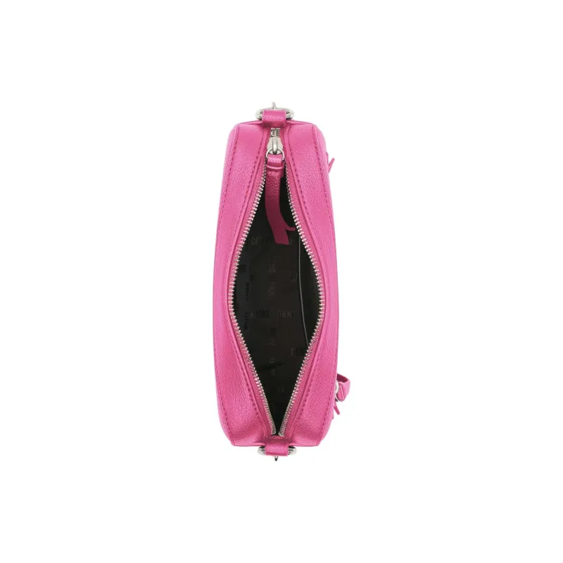 DKNY Leather Camera Bag Handbag Shoulder Bag Women's Pink-1