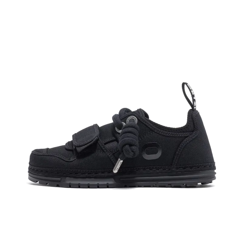 OETZI Classic Series 1 Ice Man Oz Lightweight Breathable Height Increasing Low-Top Skateboard Shoes Unisex Black-0