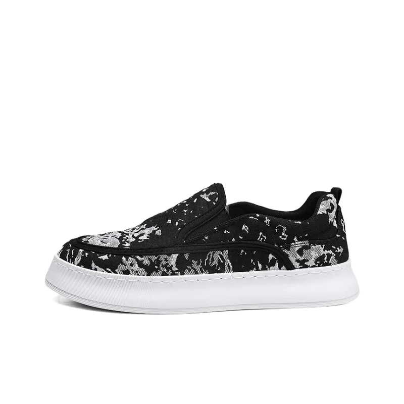 Bull Charm Low-Top Canvas Shoes Men's-12