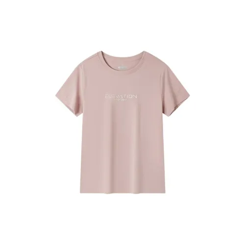 XTEP T-Shirts Women's Vermilion Tube Pink