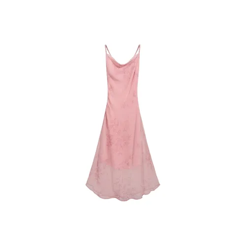 EIDOLON GRAIN Slip Dresses Women's Pink