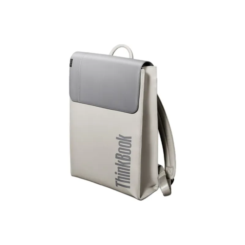 Lenovo Polyester Backpack Regular Unisex Garnet Bead Gray-1