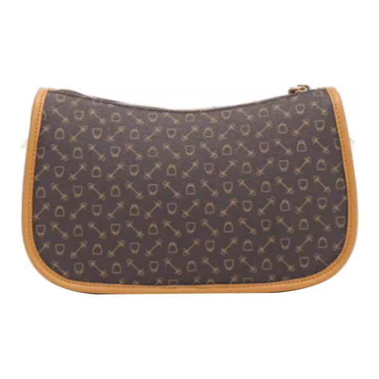 Why Artificial Leather Crossbody Bag, Shoulder Bag Medium Size Women's Coffee & Camel-5