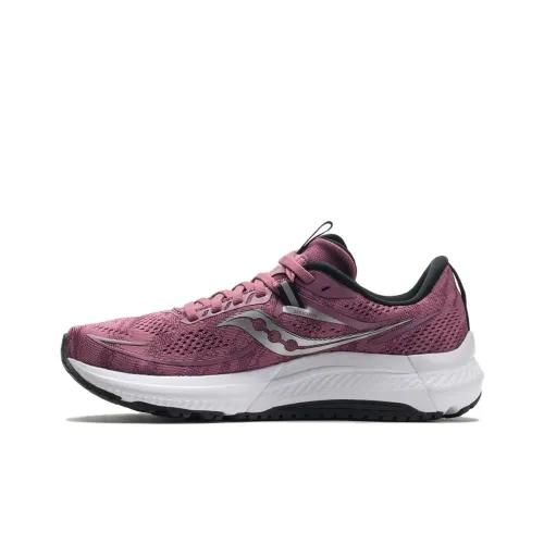Saucony Omni 21 Slip-Resistant Low-Top Running Shoes Women's Fuchsia