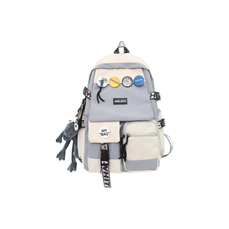 BESSIO Nylon Backpack Regular Unisex Multicolor-12