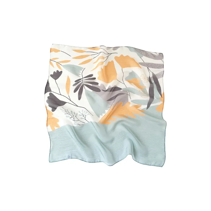 Hang Silk Road 100% Mulberry Silk Silk Scarves Women's-7