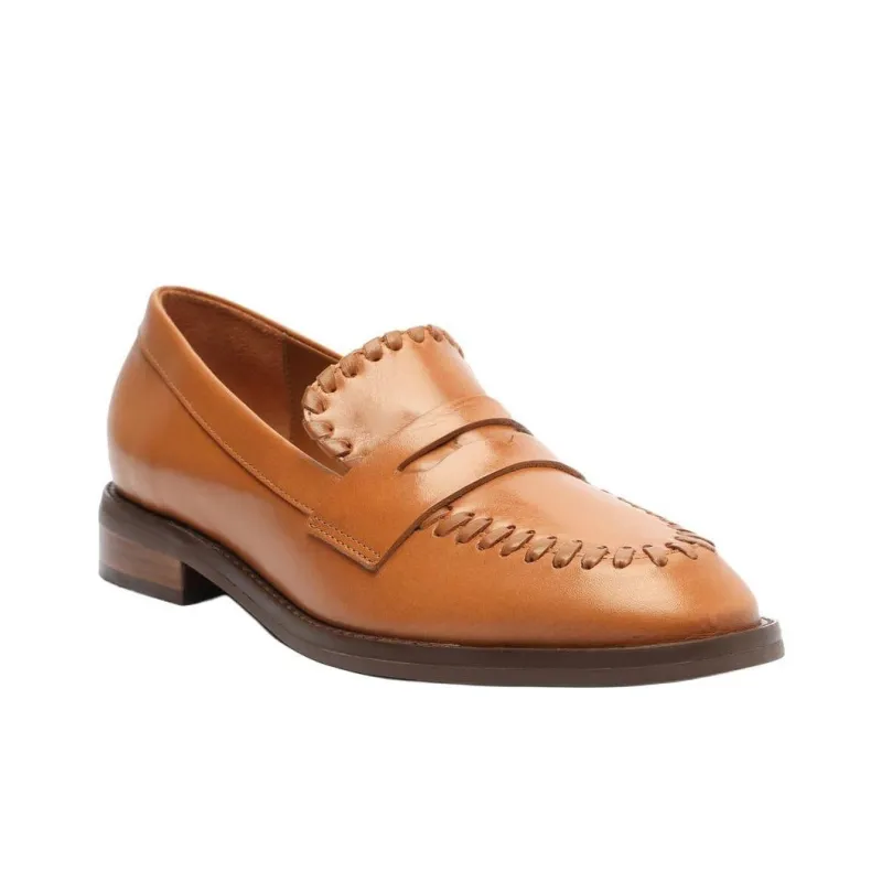 Schutz Lenon Loafers 3cm Women's Umber-2