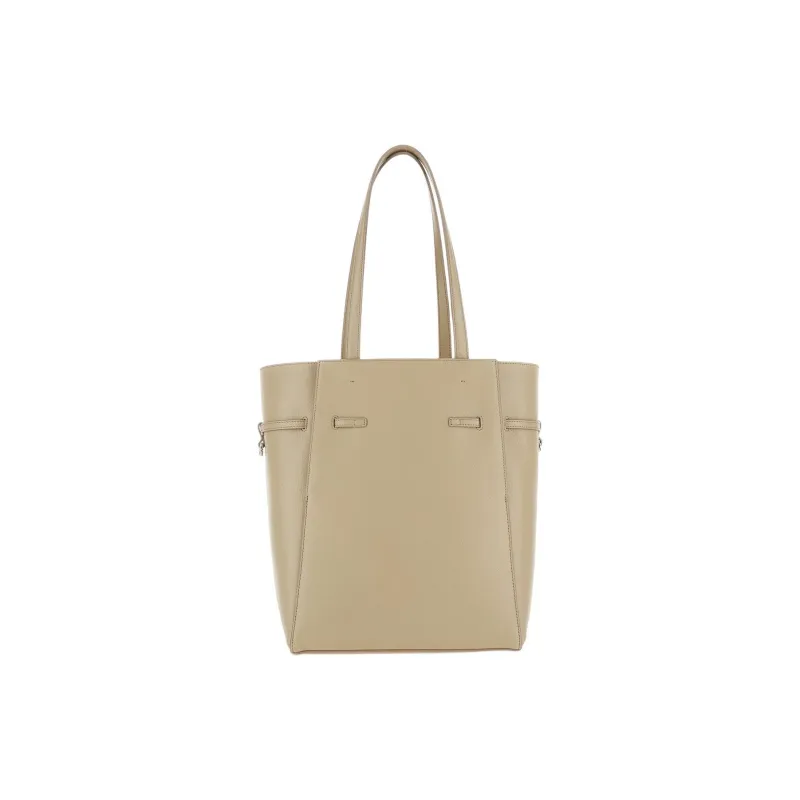 GIVENCHY Cow Leather Tote Bag Shopping Bag Handbag Shoulder Bag Women's Beige-3