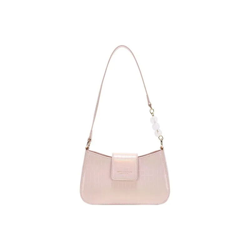 SEM/R PU Shoulder Bag Women's White-25