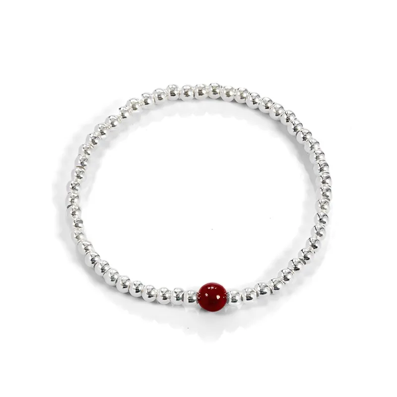 GUDS GAVE Cinnabar Jade Bracelets Unisex-2