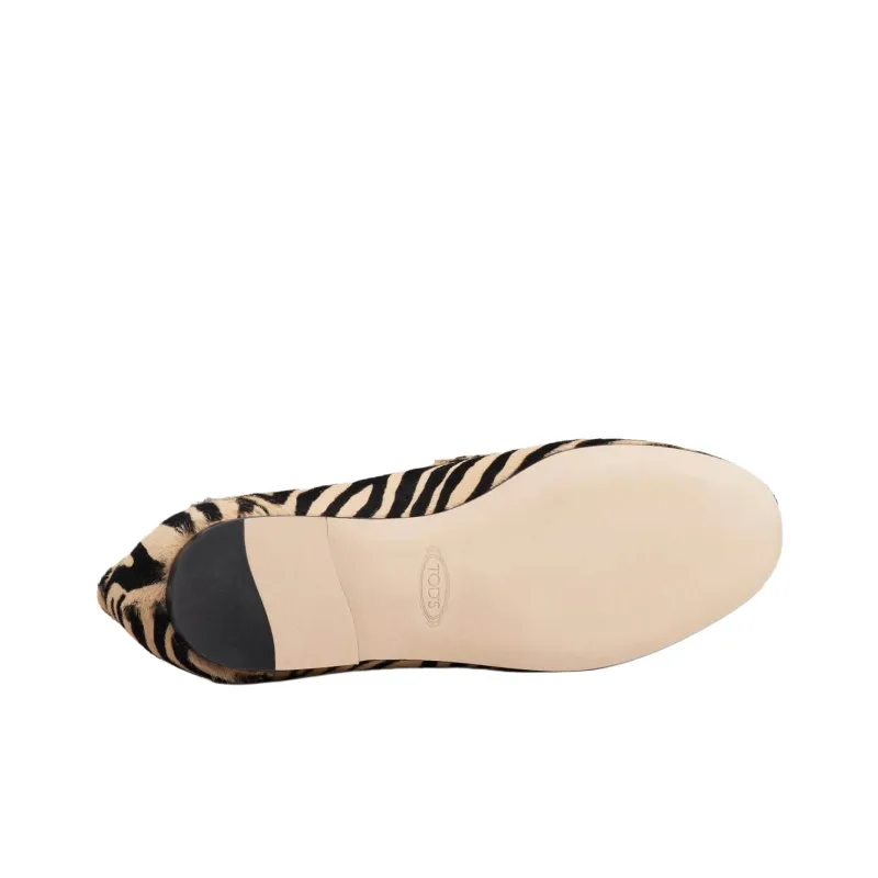 TOD'S Pony Printed Loafers Women's-4