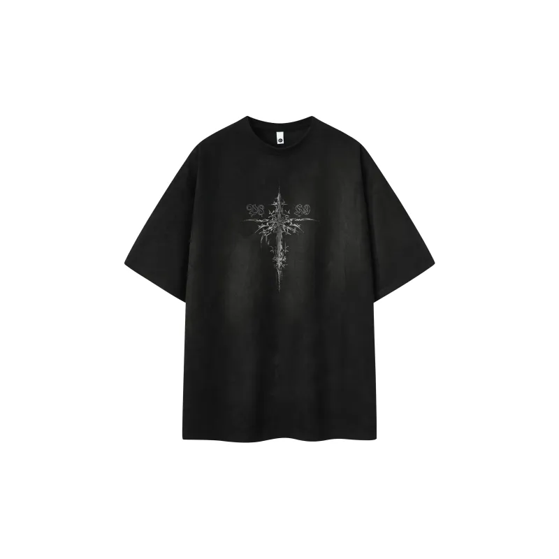 P8H9 Suede Short Sleeved T Shirts Unisex-1