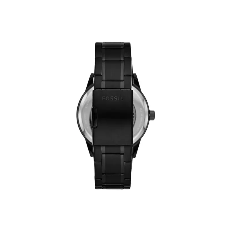 FOSSIL Wrist Watch Automatic Mechanical Movement Stainless Steel Strap 48mm Black Dial Unisex-1