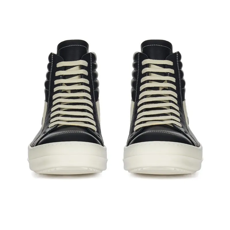 RICK OWENS/RO Porterville High Top Skateboard Shoes Men's Black-3