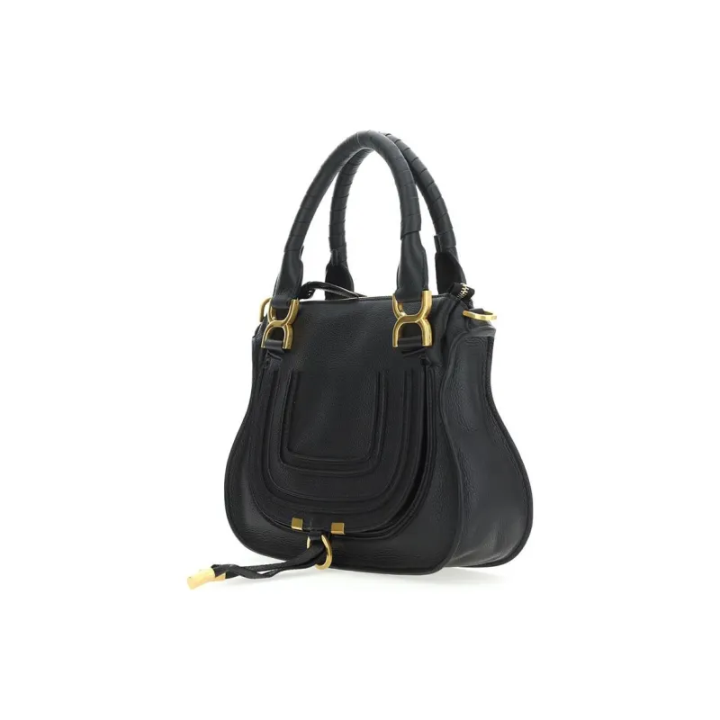Chloe Cow Leather Clutch Women's Black-3