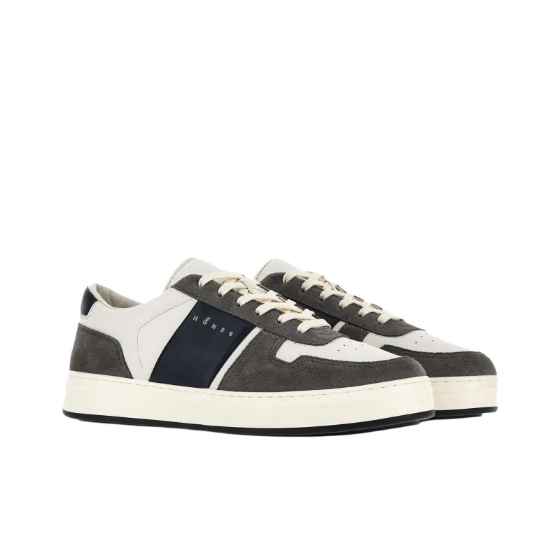 HOGAN H668 Logo Printed Lace Up Sneakers-2