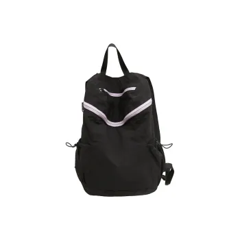 Alcohol Dragon Nylon Spell PU Backpack Regular Women's Black/White/Silver