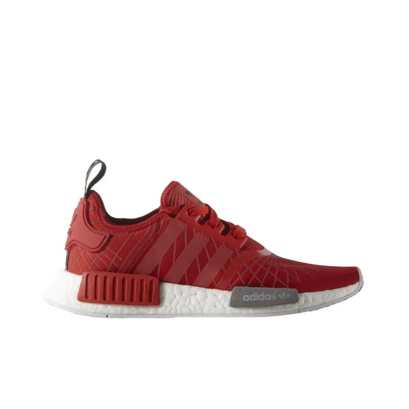 Adidas Nmd R1 Red Mesh Women's-1