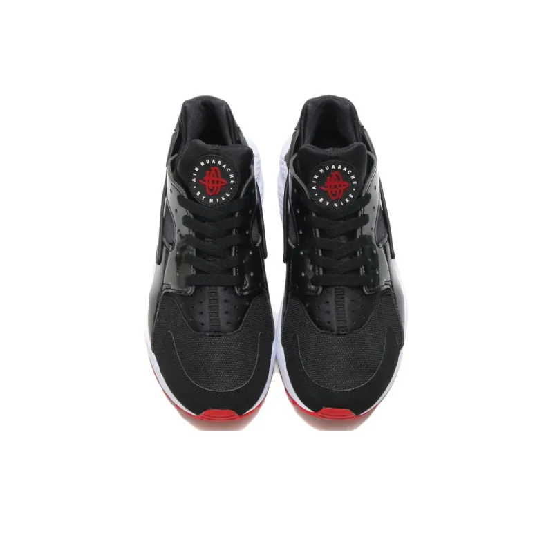 Nike Air Huarache Black/Gym Red/White-3