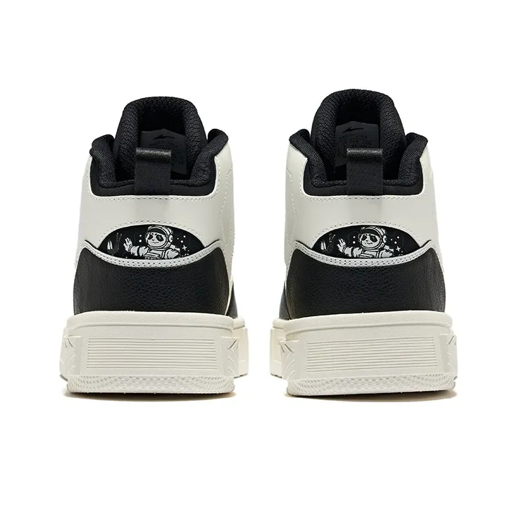 Erke Skateboard Shoes Men Low Top Microcrystal White Jet Black-4