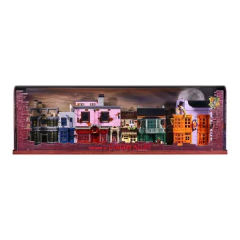 LIGHT YOUR BRICKS Compatibility Building Block 75978 Diagon Alley Display Case Harry Potter Model Accessories