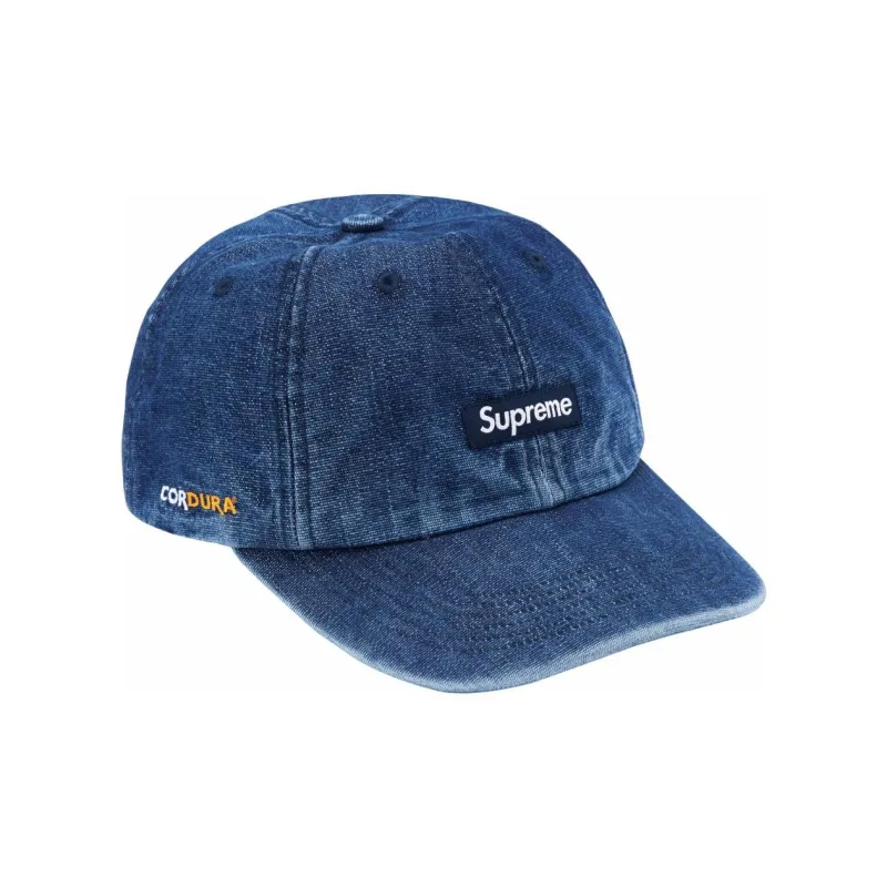 Supreme Cotton Baseball Caps Unisex Blue-0