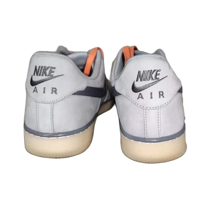 Nike AF1 Downtown Silver/Dark Grey White Atomic Orange-3