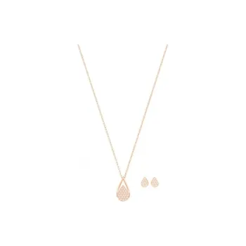 Swarovski Crystal Necklaces Women's Rose Gold