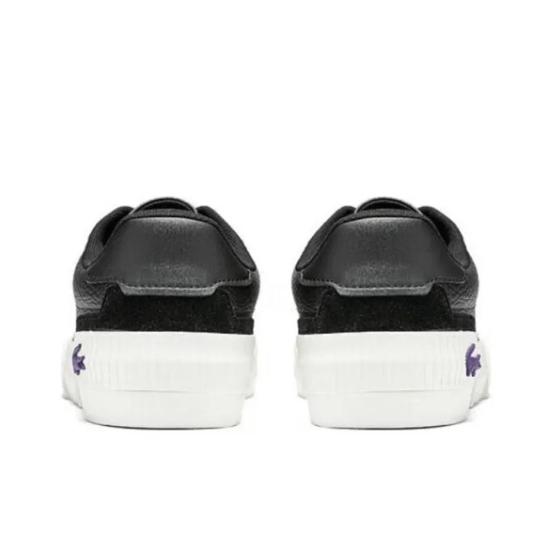 LACOSTE Low Top Skateboard Shoes Men's Black-3