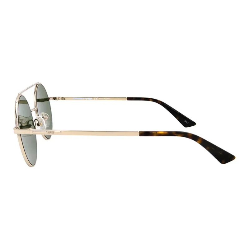 McQ Alexander McQueen Plate And Metal Aviator Sunglasses Women's Gold-2