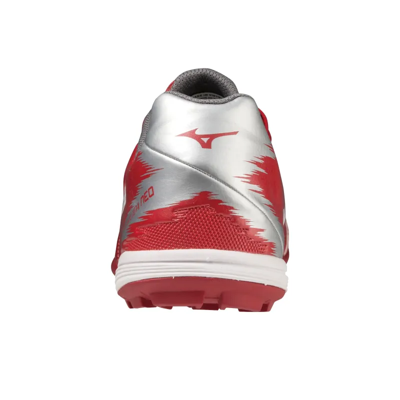 Mizuno Monarcida TF Rubber Broken Studs Artificial Ground Firm Ground Abrasion Resistant Soccer Shoes Men's Red-3