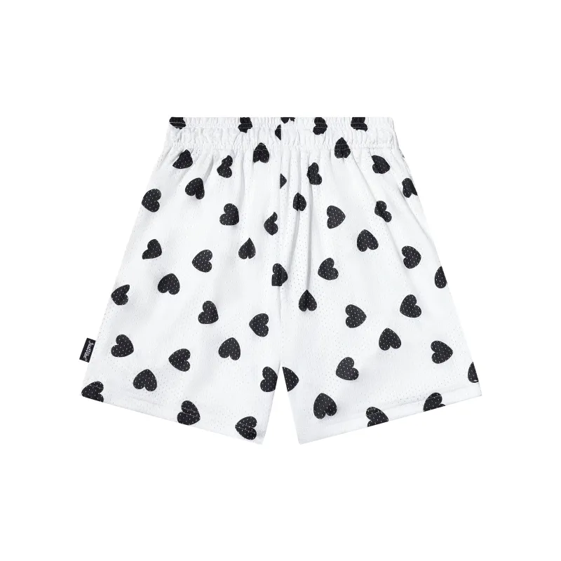 JUST VIBE Casual Shorts Unisex White-8