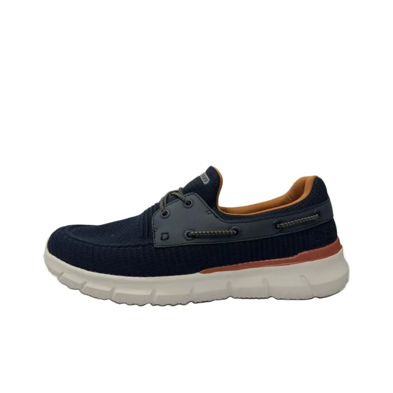 Skechers Del Retto Running Shoes Men Low Top Blue-0