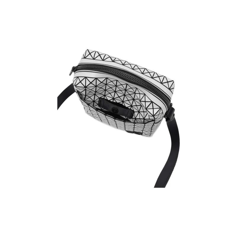 ISSEY MIYAKE Polyurethane Shoulder Bag Crossbody Bag Unisex Silver-2