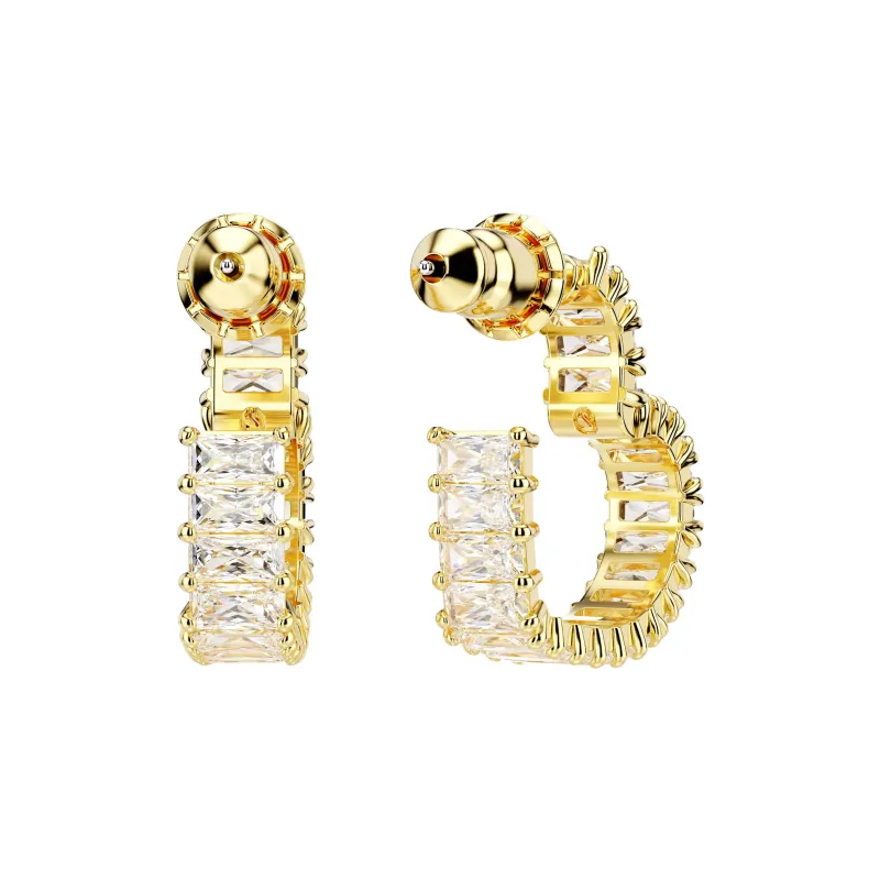 Swarovski Matrix Heart shaped Earrings-2